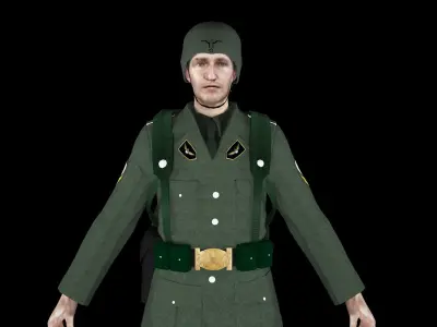 army soldier 3d model 3D model