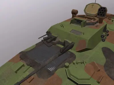 IFV VBCI  Low-poly 3D model