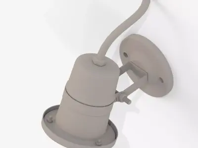 Wall Spotlight  - Sconce Low-poly 3D model