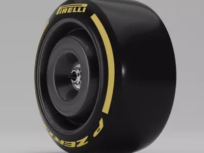 F1 Pirelli P Zero Tire 3D model