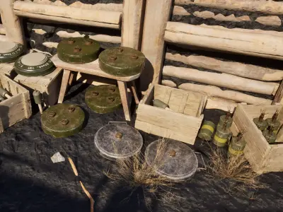 German WW2 Mine Pack