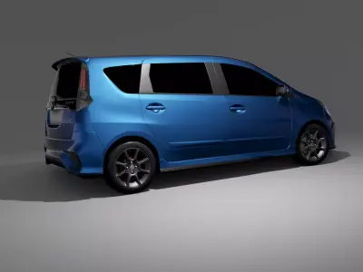 Perodua Alza D53L Facelift 2018 3D model