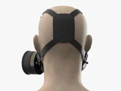 GasMask gas mask 3D model buy