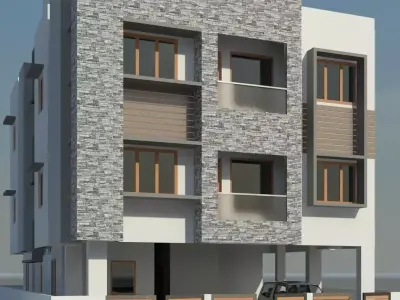ext house design in chennai 3D model