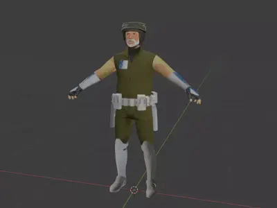 Rex on Endor  Free low-poly 3D model