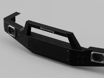 Land Rover Discovery 2 Aftermarket Steel Front Bumper 3D model