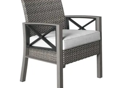 OVE Austin 7PC Dining Chair 3D model