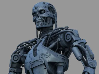 T-800 Terminator High Detal 3D print model