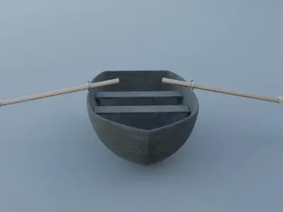 River Boat 3D model