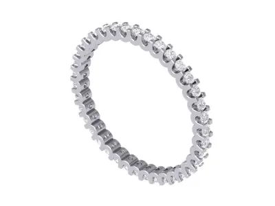 Wedding Ring  3D print model 124