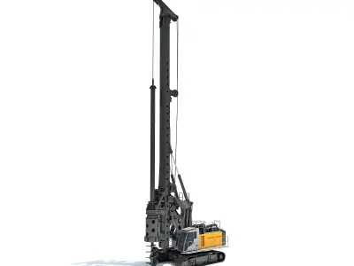 Rotary Drilling Rig 3D model buy