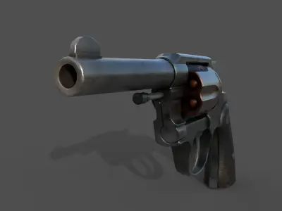Shotgun - Highpoly Model revolver 3D model
