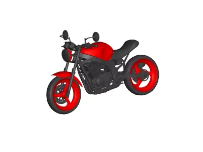 Suzuki gs500 3D model