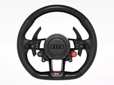 audi R8 Steering wheel 3D model