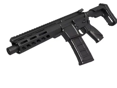 smith Wesson - M P 15 3D print model