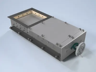 MANUAL SLIDEGATE SIZE 300X300mm 3D model
