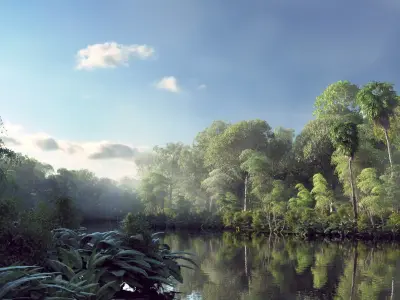Amazon River 3D model