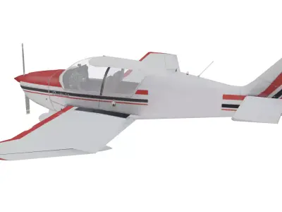 Robin DR-221 Dauphin Low-poly 3D model