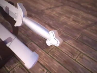 HIE Sword D180208 Low-poly 3D model