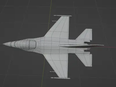 F16 jet  3D model