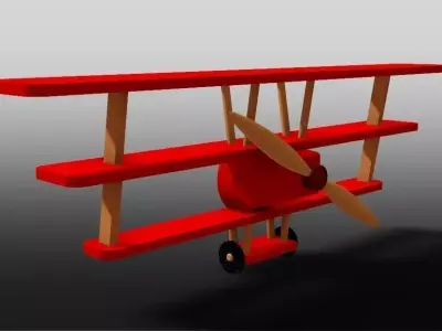 Airplane shelf - Red baron 3D print model