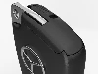 Premium Luxury Car Key Fob Ultra Detailed Scan Model 3D model