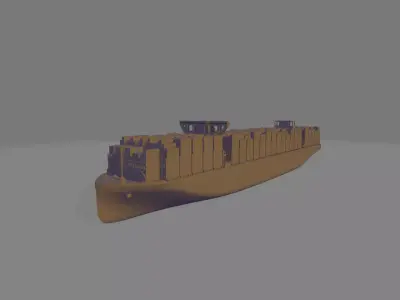 RC model Container ship MSC irina 3D print model