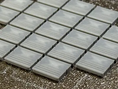Model Railway Platform Edging Coping Stones V2 3D print model