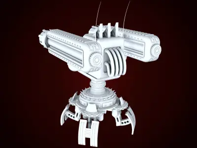 Robotic Turret 3D model
