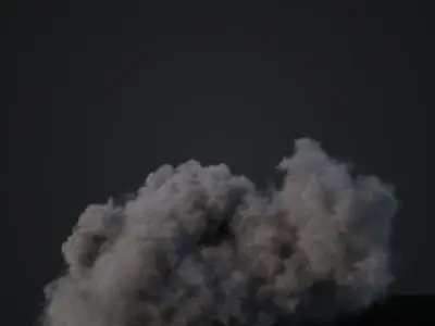 Animated Smoke Plume 9 Free 3D model