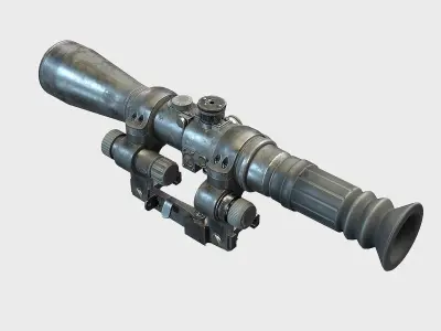 Optical Scope 103 Low-poly 3D model