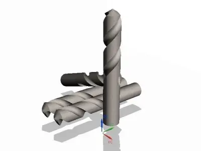 Drill bits Free 3D model