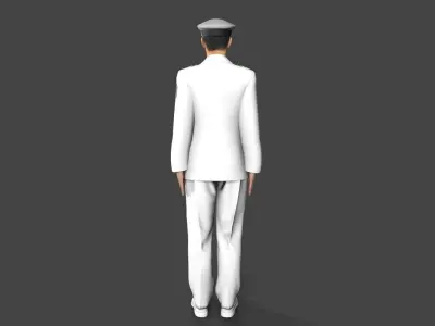 People Liberation Army Low-poly 3D model