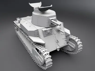 Type 89 I Go Scale model 3D print model