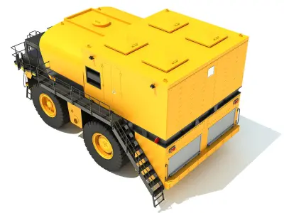 Fuel and Lube Truck 3D model