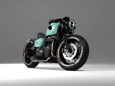 Triumph cafe racer 3D model