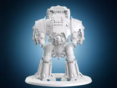 Heavy Armored Combat Mech 3D print model