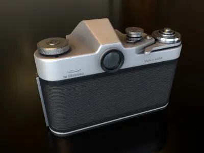 Camera Zenit 3M Low-poly 3D model