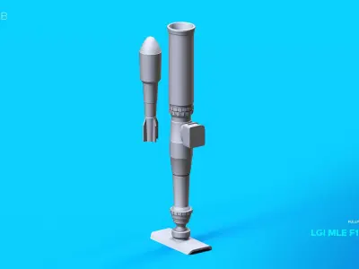 LGI MLE F1 Mortar 3D model