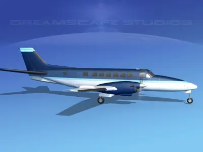 Beechcraft B99 Corporate 6 3D model