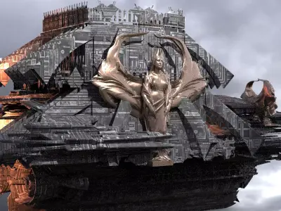 Tech Arch Airship 2  3D model