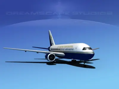 Boeing 767-100 Air Charter Intl 3D model