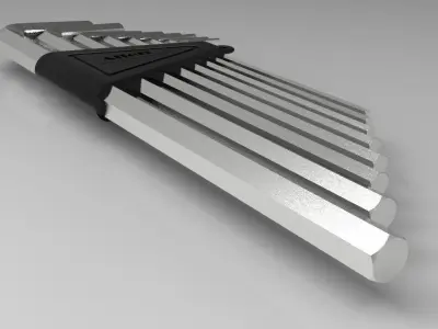 Allen Key Set Free 3D model purchase