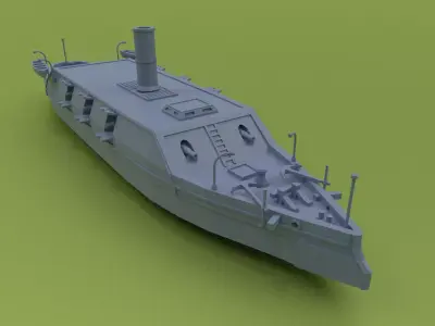 CSS Arkansas 3D print model