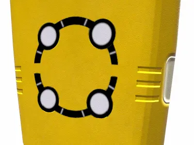 Honeywell Multi Gas Detector Low Poly Low-poly 3D model