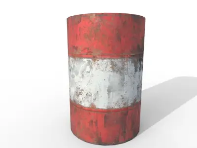 Barrel Free low-poly 3D model get