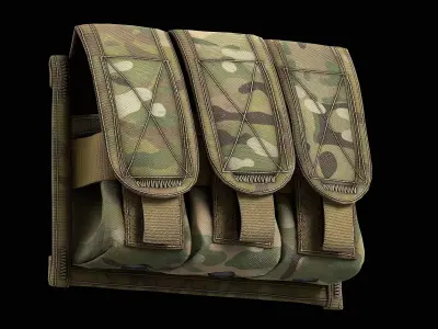Riple Flashbang Pouch Low-poly 3D model