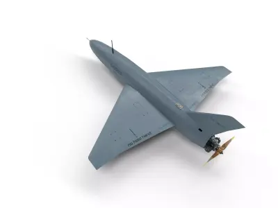 arash drone lowpoly Low-poly 3D model