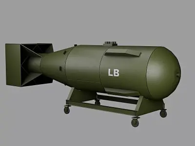 Little Boy Nuclear Bomb  3D model