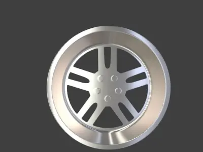 wheel  from Chevrolet  CORVETTE  wheel   Low-poly 3D model